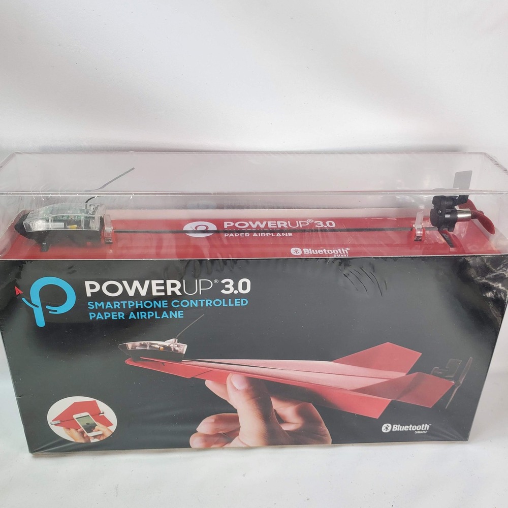 PowerUp 3.0 Smartphone Controlled Paper Airplane Bluetooth RC Kit NEW